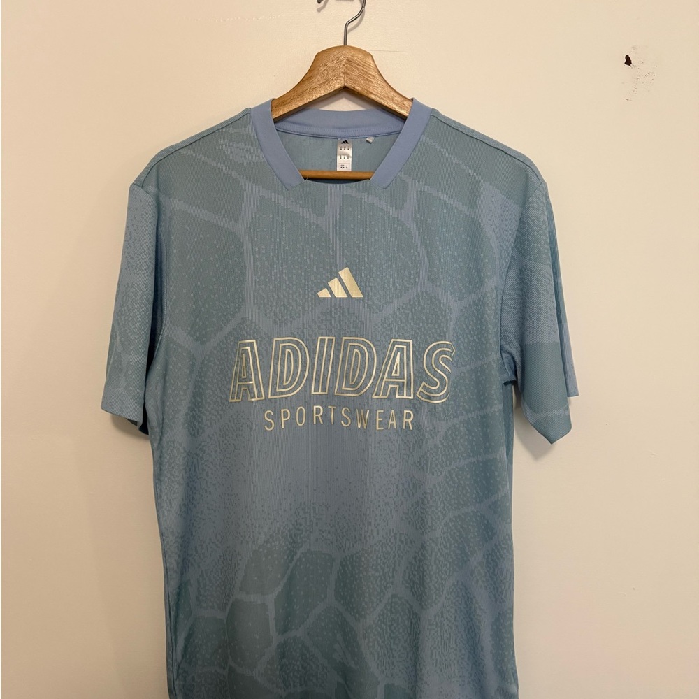 Adidas Men's Light Blue Sportswear Jersey